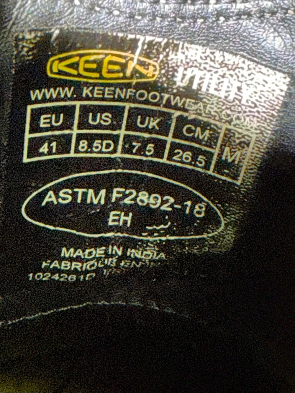 Keen Shoes Keen Utility Boot soft toe slip on men’s size 8.5D